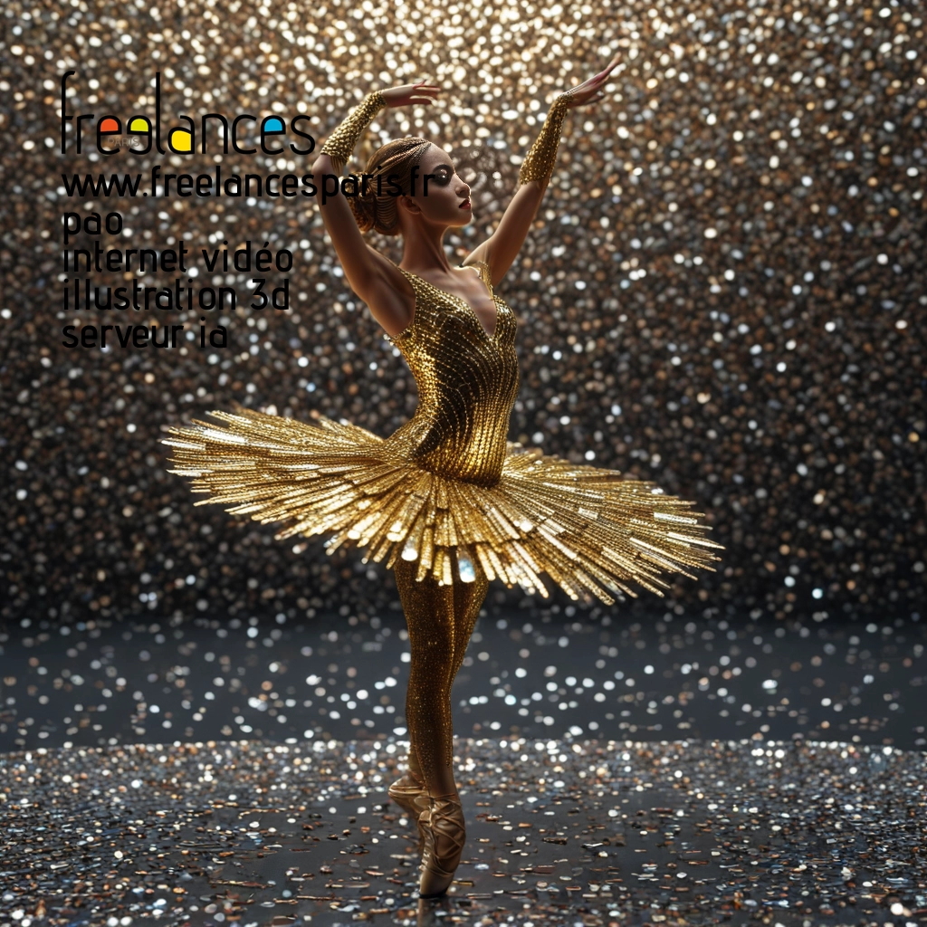 Pao mise en page internet vidéo illustration 3d serveur image IA générative AI freelance paris studio de création magazines C4CH1CE0